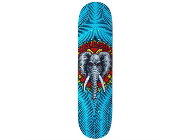 Powell Peralta Skateboard deck Vallely Elephant Blue 8.0"
