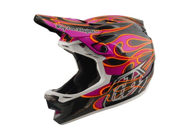 Troy Lee Designs D4 Carbon Helmet Carbon/Magenta