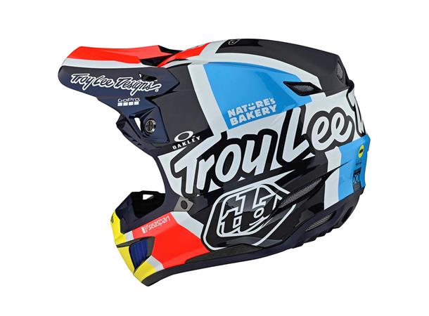 Troy Lee Designs SE5 ECE Carbon Helmet Quattro Team Navy