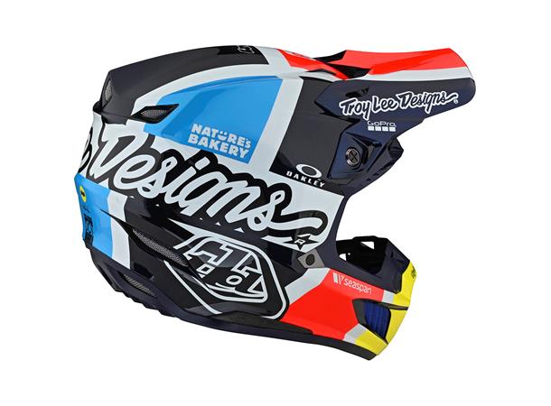 Troy Lee Designs SE5 ECE Carbon Helmet Quattro Team Navy