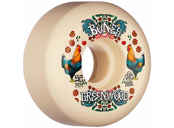 Bones Greenwood Découpe STF 52mm 99A V5 Sidecut