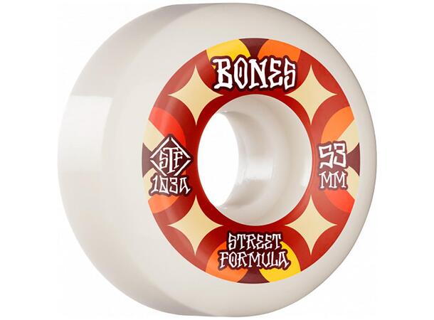 Bones Wheels Retros STF 53mm 103A White V5 Sidecut