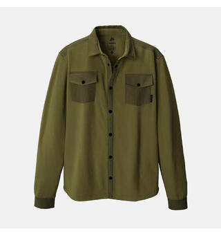 Jones December Fleece Shirt, Moss Green