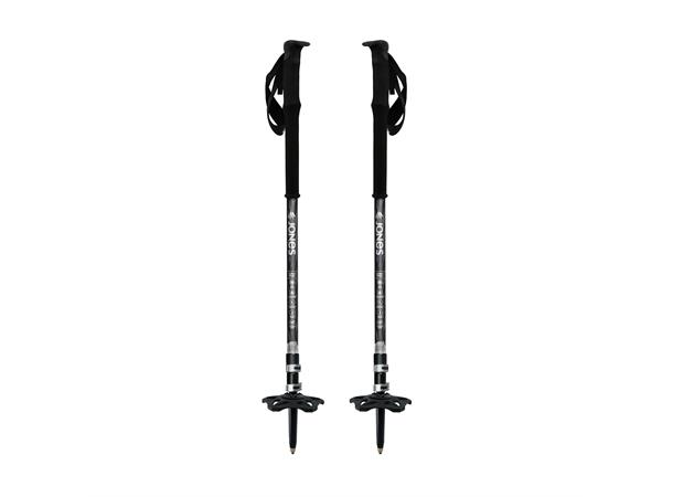 Jones Flip-Lock Talon Pro staver Black, 105-135 cm