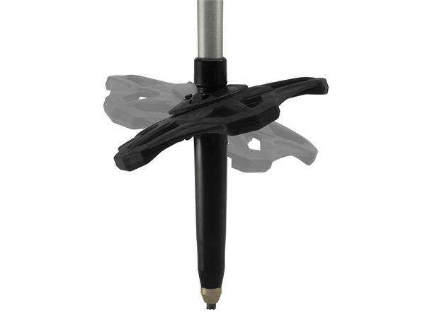 Jones Flip-Lock Talon Pro staver Black, 105-135 cm