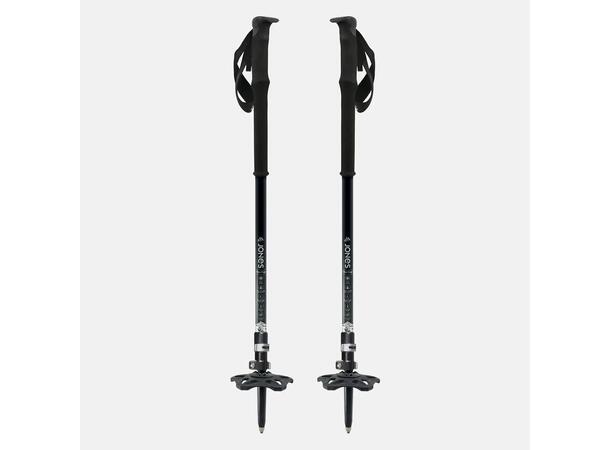 Jones Talon Splitboard Poles 105-135 Alu, Silver