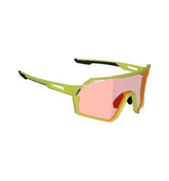Leatt Sunglasses RideViz Pro, Yellow Neon Yellow, Iriz Cryztal Red 13 VLT