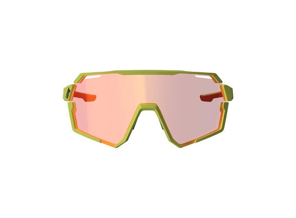 Leatt Sunglasses RideViz Pro, Yellow Neon Yellow, Iriz Cryztal Red 13 VLT