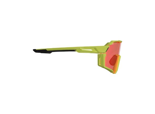 Leatt Sunglasses RideViz Pro, Yellow Neon Yellow, Iriz Cryztal Red 13 VLT