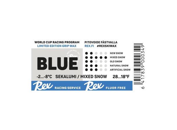 Rex Blue Racing Service Kick Wax –2°C to –8°C