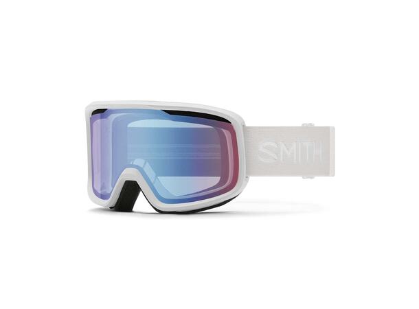 Smith Frontier Matte White, Blue Sensor