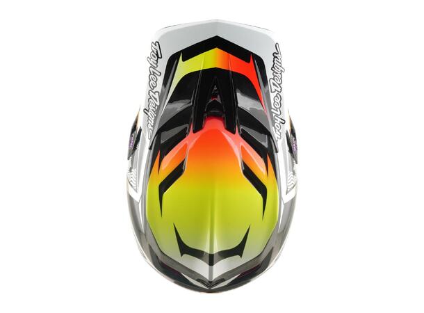 Troy Lee Designs D4 Carbon Helmet Black Lined Up Black