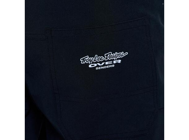 Troy Lee Designs Oversender Pro, Black Mono Black