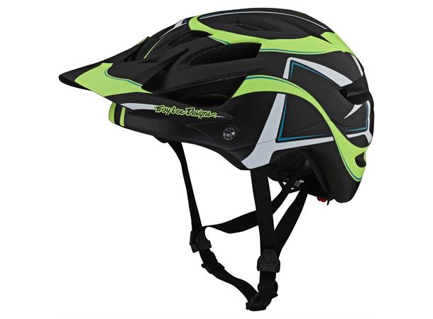 Troy Lee Designs YOUTH A1 MIPS Helmet Welter Black/Green