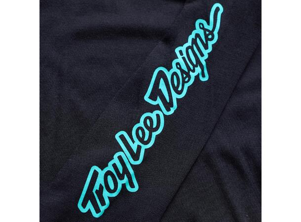 Troy Lee Designs Youth Skyline Ride LS Signature Black/Real Teal