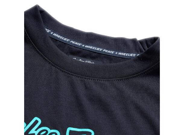 Troy Lee Designs Youth Skyline Ride LS Signature Black/Real Teal