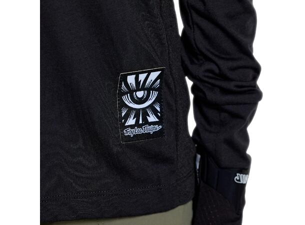 Troy Lee Designs Youth Skyline Ride LS Signature Black/Real Teal