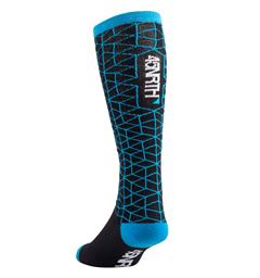 45NRTH Rally Midweight High Wool Sock Blue