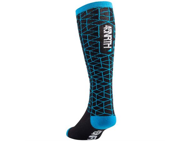 45NRTH Rally Midweight High Wool Sock Blue