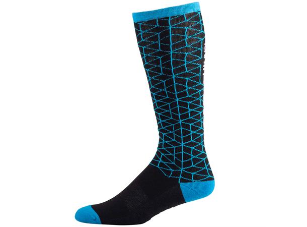 45NRTH Rally Midweight High Wool Sock Blue