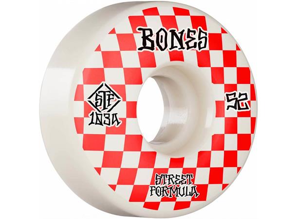 Bones Wheels Patterns STF 103A 52mm White V3 Slims