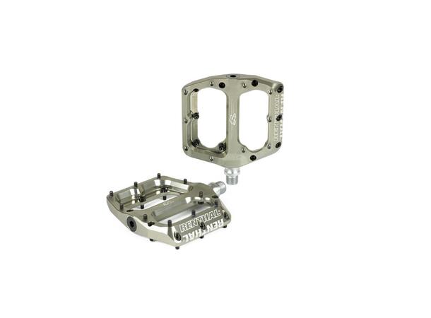 Renthal Revo-F Flat Pedal AluGold 9/16 axle 100x104mm