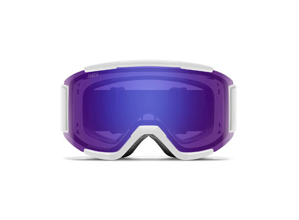 Smith Squad White, Photocr. Blue Mirror Chromapop Pro Photocromic Blue Mirror