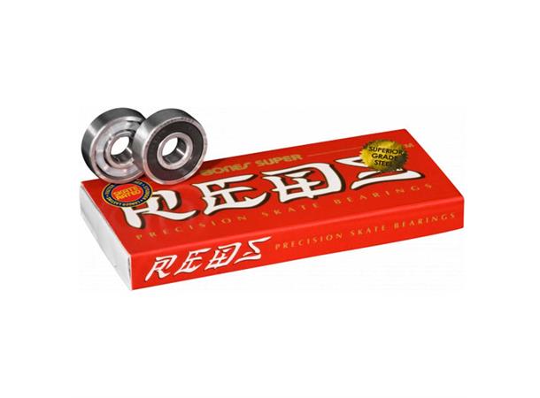 Bones Super Reds bearings 8mm, 10 pk 10 pk, 8 stk pr. pakke