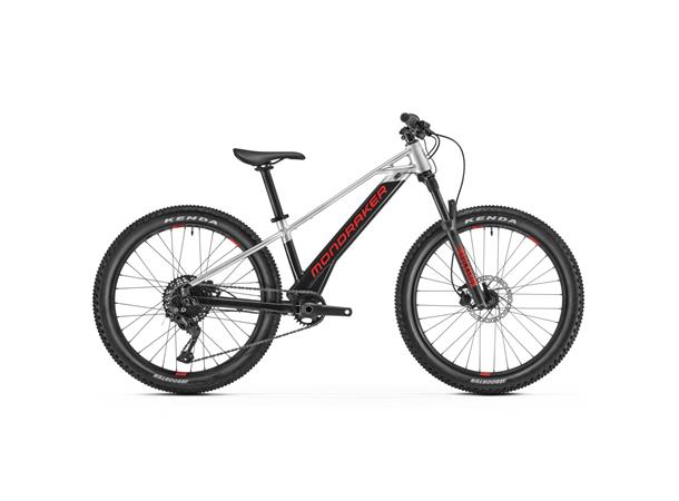 Mondraker Play 24'' 2022 Black-Racing Silver-Flame Red