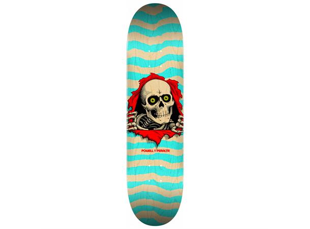 Powell Peralta Skateboard deck Ripper Natural/Turquoise 8.0"