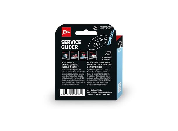 Rex Glider Light Blue Special Service 2 x 43 gram