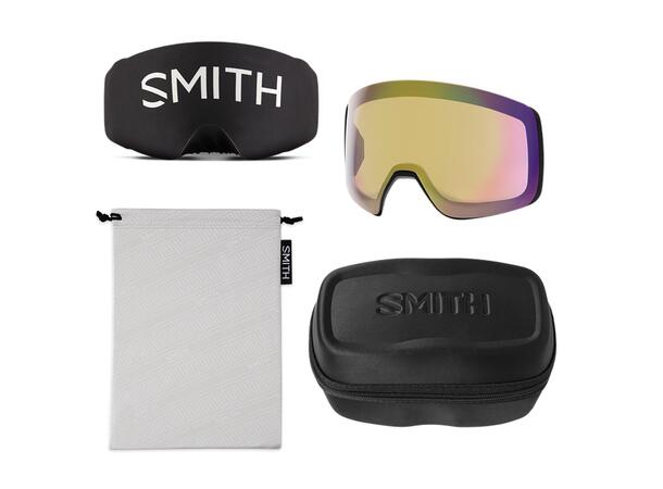 Smith 4D Mag XL Black, Red Mirror ChromaPop Sun Red Mirror