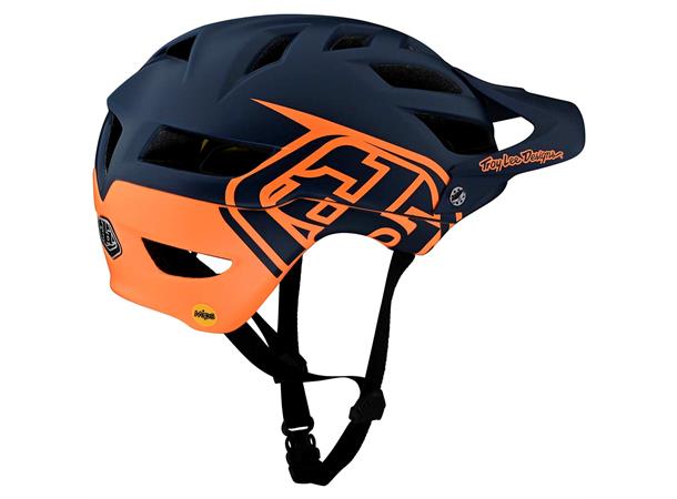 Troy Lee Designs A1 MIPS Helmet Classic Tangelo / Marine
