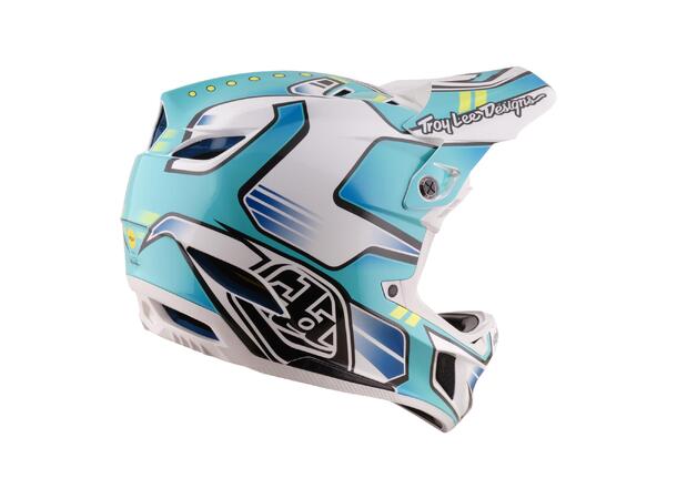 Troy Lee Designs D4 Composite Helmet Crest Real Teal
