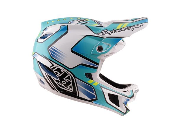 Troy Lee Designs D4 Composite Helmet Crest Real Teal