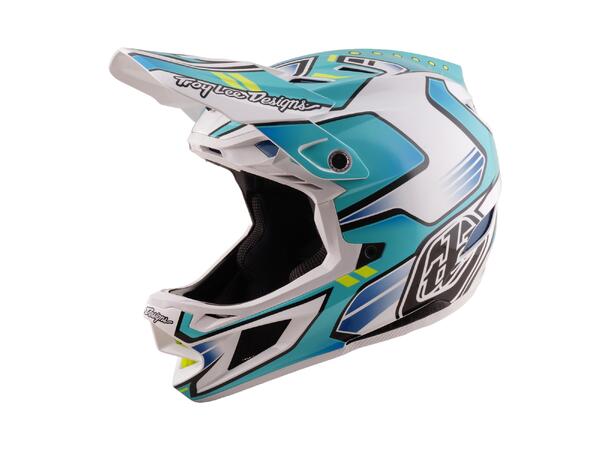 Troy Lee Designs D4 Composite Helmet Crest Real Teal