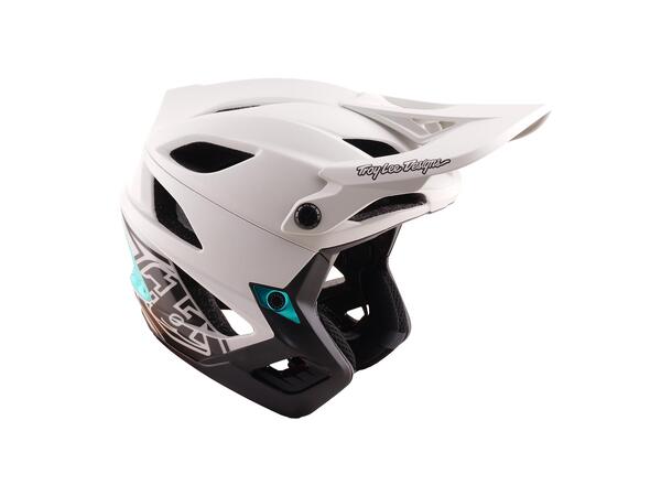 Troy Lee Designs Stage Stunt Helmet Pumice/Real Teal