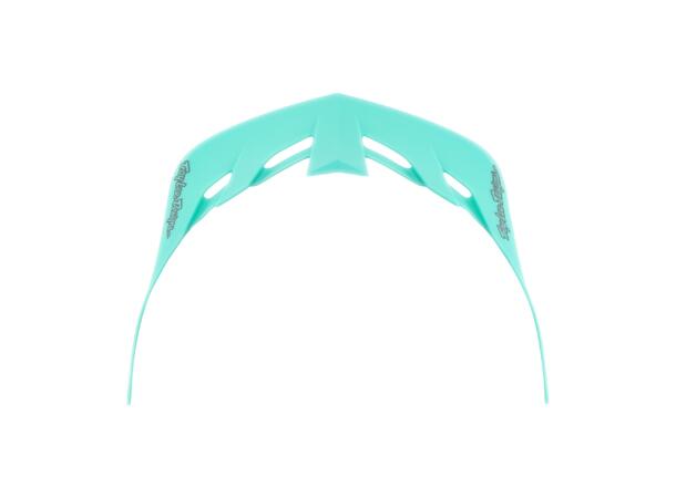 Troy Lee Designs Youth Flowline Helmet Charcoal/Real Teal, One Size (48-53cm)