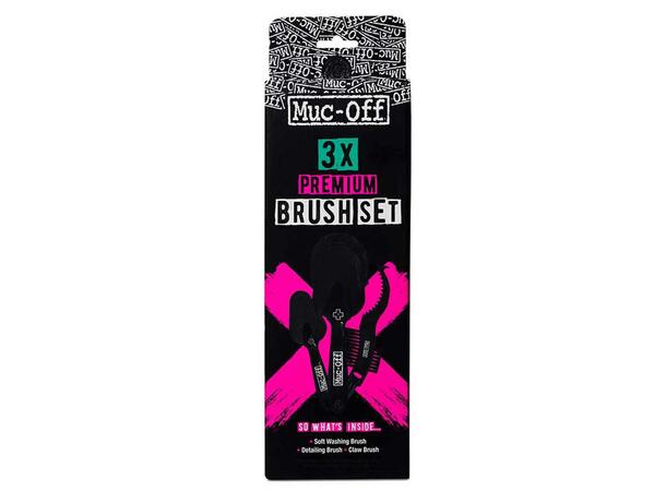 MUC-OFF Brush Set 3 x brush set
