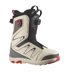 Salomon Launch BOA SJ Boot, Castlerock Almond Milk/Castlerock