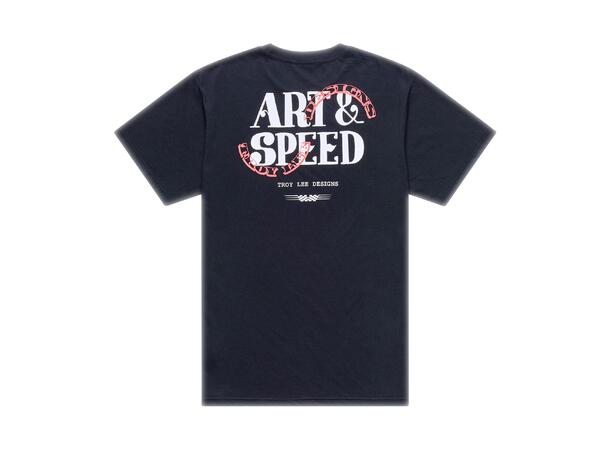 Troy Lee Designs Pink Slips Tee Black Black