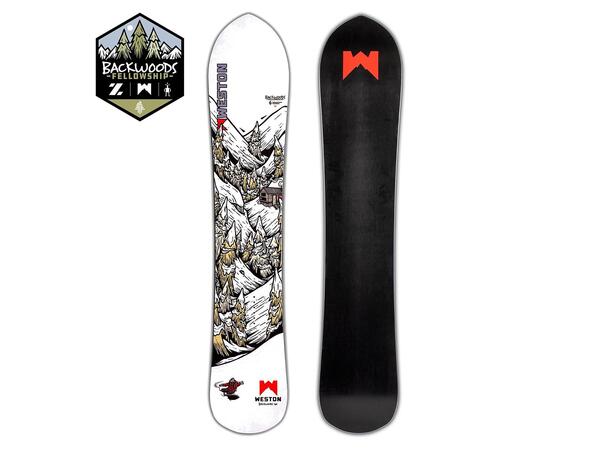 Weston Backwoods Snowboard, White Artist Series