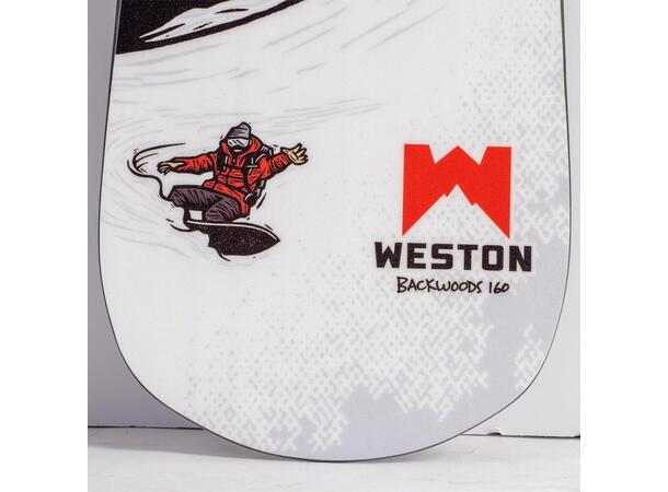 Weston Backwoods Snowboard, White Artist Series
