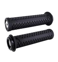 Odi Vans® v2.1 Lock-On Grips, Black w/Checkerboard Black Clamps