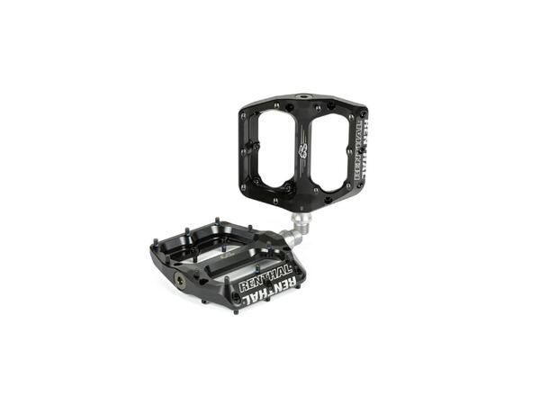 Renthal Revo-F Flat Pedal Black 9/16 axle 100x104mm