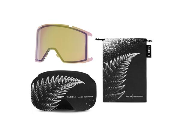 Smith Squad XL White, Platinum Mirror ChromaPop Sun Platinum Mirror