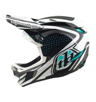 Troy Lee Designs D4 Polyacrylite Helmet Charcoal/White