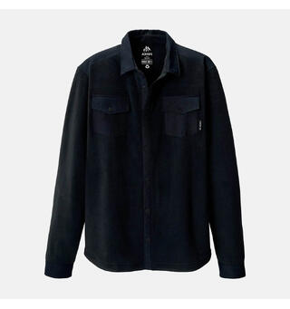 Jones December Fleece Shirt, Black Stealth Black