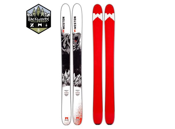 Weston Grizzly Skis Artist Series, White White