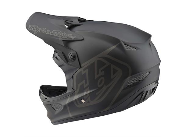 Troy Lee Designs D3 Fiberlite Helmet Mono Black